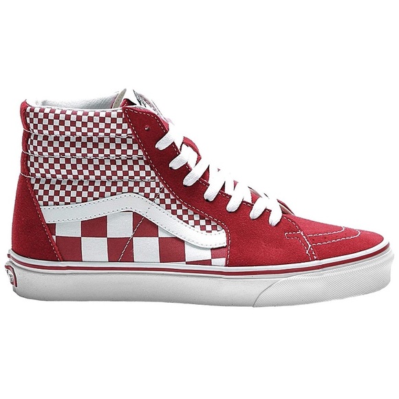 red vans trainers